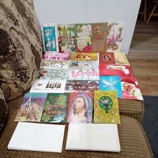 40 Vintage Greeting Cards Famous Artists Studios Christmas Cards. Embossed  picture