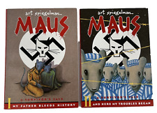Maus I & Maus II: A Survivor's Tale Paperbacks by Art Spiegelman- Lot of 2 books picture