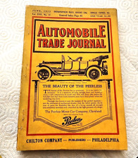 VTG 1913 Automobile Trade Journal 3rd INDY 500 GOUX Wishart Mercer Kissel Kar picture