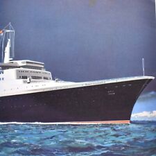 1975 RMS Queen Elizabeth 2 Britannia Restaurant Menu Cunard Cruise Ship Liner #1 picture