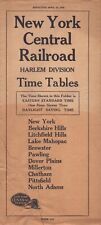 NYC RR Water Level Route Timetable 1941 New York Central Railroad picture