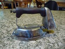 Vintage Montgomery Ward Gas Clothes Iron Stainless Steel Sole Plate picture