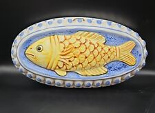 Vintage Japan hand painted  Tastesetter by Sigma fish mold wall decor no damage picture