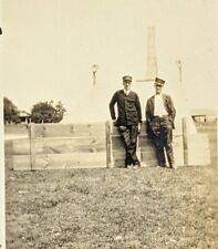 Vintage 1923 Bicycle Jump Men Rolling Green Park Selinsgrove PA Snapshot Photo picture