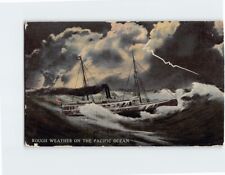 Postcard Rough Weather on the Pacific Ocean picture