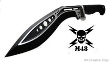 United Cutlery M48 Black Tactical Gurkha Kukri Machete Knife Full Tang W/Sheath picture