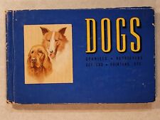 The Blue Book of Dogs Robert Briggs Logan 1941 Color Illustrations Whitman VTG picture