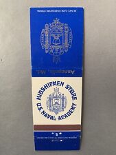Vintage U.S. Naval Academy Midshipmen Store Annapolis MD Matchbook Cover 70s 80s picture