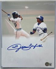Jesse Barfield Blue Jays Autographed 8x10 Photo with Beckett COA - BE71835 picture