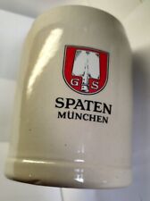 Spaten Munchen stoneware 0.5 Liter German beer Mug Bavaria Germany picture