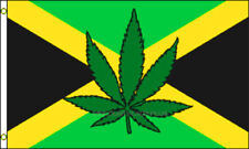 Jamaica Leaf 3x5 Polyester Marijuana Weed Pot International Flag picture