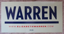 Elizabeth Warren Liberty Green Bumper Sticker picture