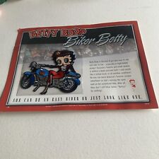 Betty Boop Biker Betty Patch For The Betty Boop Patch Collection picture