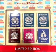 Disney HKDL Trading Carnival 2022 Box of 6 Passport Pins w/Orange Bird Oswald picture