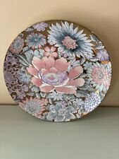 Toyo “Golden Peony” Asian Chintz Mille Fleur Decorative Porcelain Plate picture
