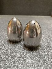 Vtg William Adams Silverplate Salt and Pepper Shaker Set Italy Made picture