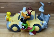 Warner Bros 1998 Vintage Looney Tunes NYC Taxi Cab Bank Missing Plug picture
