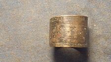 Authentic  engraved  Medieval  bronze  ring circa 14th century A.D. picture