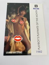1995 Playboy Centerfold Collector Card June 1982 #87 Lourdes Estores picture