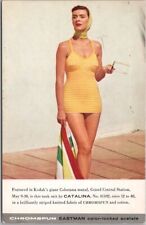 c1950s Eastman KODAK Ad Postcard 