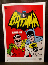 BATMAN 1966 TOPPS 2018  Wrapper art Poster 10
