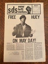 SDS New Left Notes April 24 1969 Free Huey Newton On May Day Black Panther Party picture