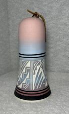 Native American Pottery Bell Signed High Elk Navajo USA Handmade Pottery Art picture