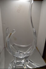 Cofrac Art Glass Verrier France Free Form Centerpiece 14