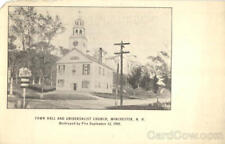 Winchester,NH Town Hall And Universalist Church Cheshire County New Hampshire picture