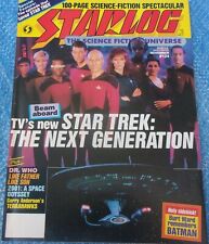 Starlog Magazine #124 November 1987 Star Trek The Next Generation Dr. Who 007 picture