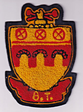 THETA TAU NATIONAL ENGINEERING FRATERNITY CREST FOR JACKET 4-1/2 BY 6 INCHES picture