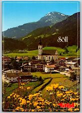 Postcard Soil Tirol Austria Town Houses picture