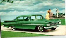 1959 Chevrolet Bel Air 4-Door Sedan postcard picture