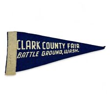 Clark County Fair Battleground Washington Felt Pennant Banner 7.5