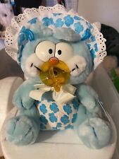 Blue Baby Garfield - Vintage 80's Toy By Dakin picture