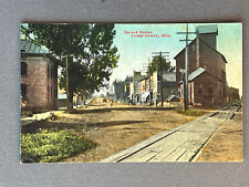 Wisconsin, WI, Cedar Grove Street Scene, Mills, Railroad Tracks, ca 1910 picture