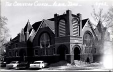 Real Photo Postcard The Christian Church in Albia, Iowa picture