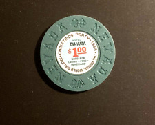 1968 $1 SAHARA Las Vegas Christmas Party Casino Chip NEW Rarity-4 Chip picture