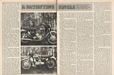 1972 Norton Singles: A Satisfying Single - 6-Page Vintage Motorcycle Article picture
