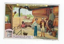 c1890's Victorian Trade Card Veritable Extrait De Viande Liebig picture
