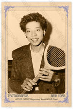 ALTHEA GIBSON Legendary Tennis and Golf Great Cabinet Card CDV RP picture