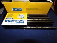 Lot  of 12 Vintage Dixon Laddie School Pencils - #308 New Thick  Unsharpened picture