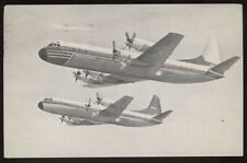 RPPC original 1959 Lockheed Electra advertising  Real Photo Postcard picture