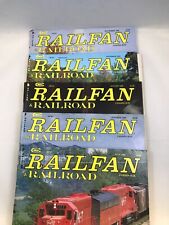 Lot of 5 Vintage Railfan & Railroad Magazines picture