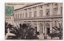 1910 Messina Italy Antique Postcard Palazzo Municipale picture