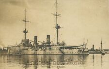 Cruiser steamship ship Victoria Luise antique 1900s rppc photo picture