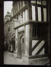 Glass Magic Lantern Slide THE READERS HOUSE LUDLOW C1910 SHROPSHIRE ENGLAND picture