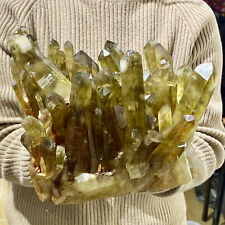13.2LB Natural white Crystal Himalayan quartz cluster /mineralsls Specimen picture