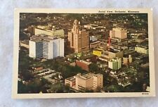 Minnesota AERIAL VIEW postcard Postmarked 1950’s Rochester MN Advertising Nice picture