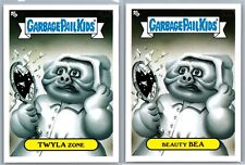 Twilight Zone Rod Serling Eye Of The Beholder Garbage Pail Kids Spoof 2 Card Set picture